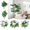 18 Leaves Simulation Plant Palm Tree Faux Greenery Leaves Creative Artificial Plant Leaves  Gift