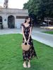 Women's Summer 2024 French-Inspired Seaside Long Dress