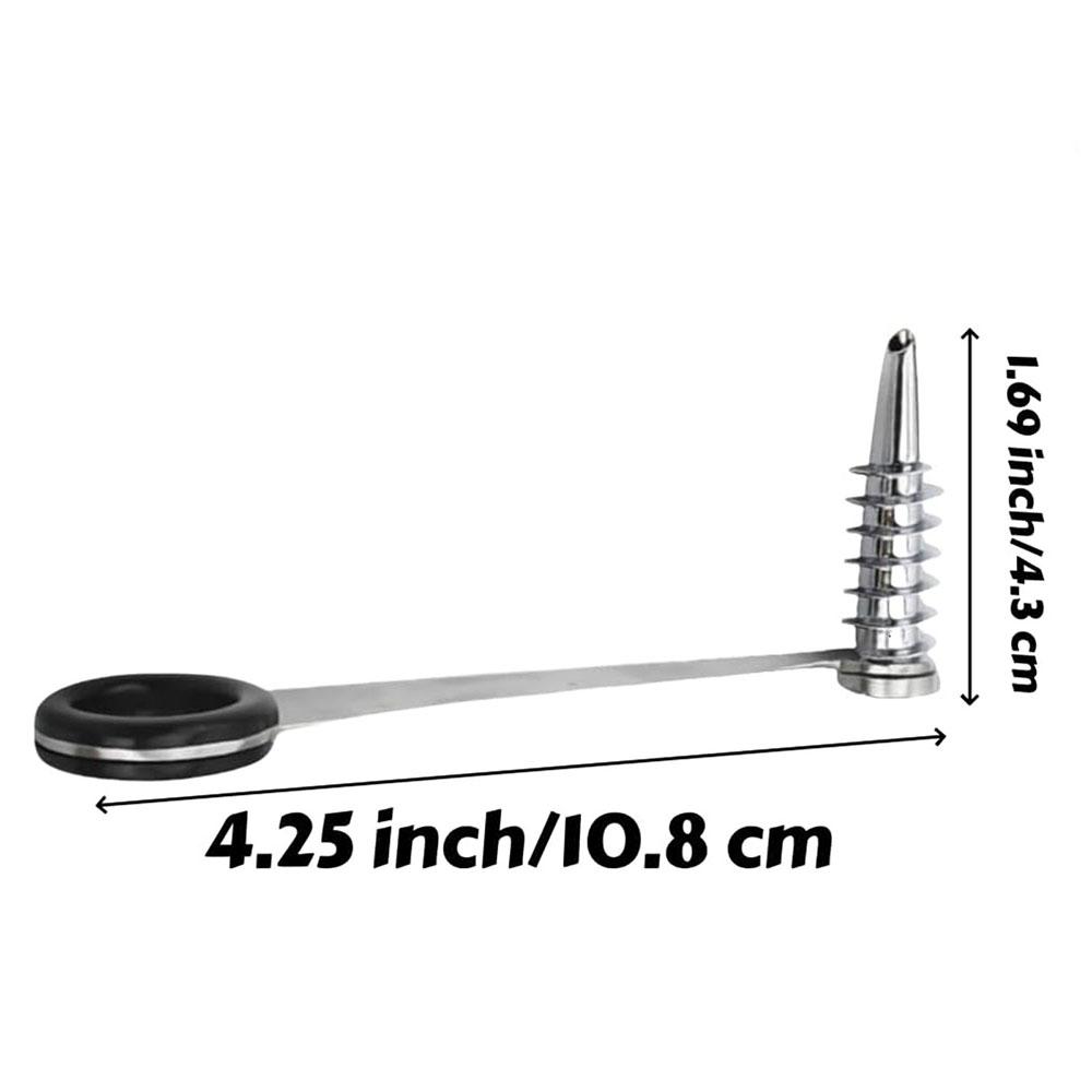 2pcs Stainless Steel Spiral Cutter for Fruit, Potatoes, Carrots, Cucumbers