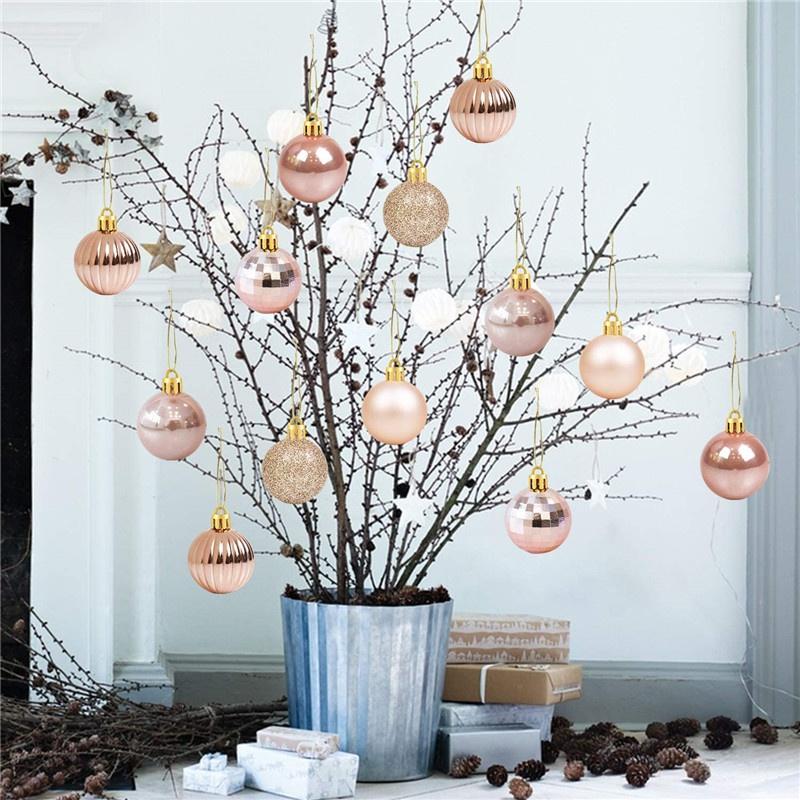 NEW 36Pcs Christmas Tree Hanging Balls Baubles Ornaments for Party Supplies Holiday Decorations