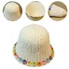 Woman Crochet Floppy Hat Wide Brims Bucket Hat Spring Beach Getaways Sun Hat