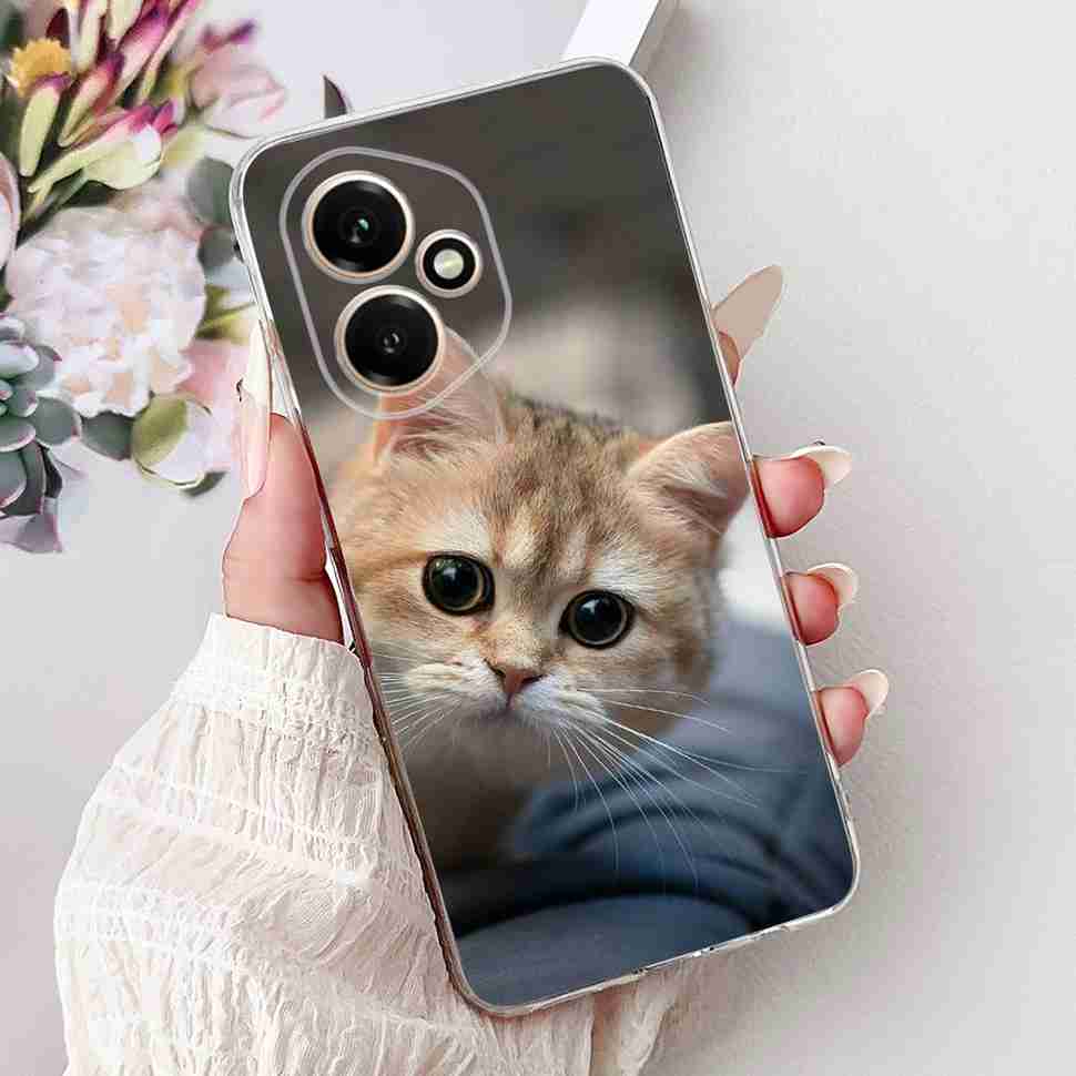 For Honor 400 5G 6.55" Case DNY-NX9 Cartoon Cat Girl Love Soft Silicone TPU Cover For Huawei Honor 400 Global Phone Cases Bumper
