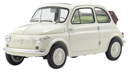 

Kyosho Original 1/18 Scale Fiat Nuova 500 with Accessories (Ivory) Finished Product KS08966WA