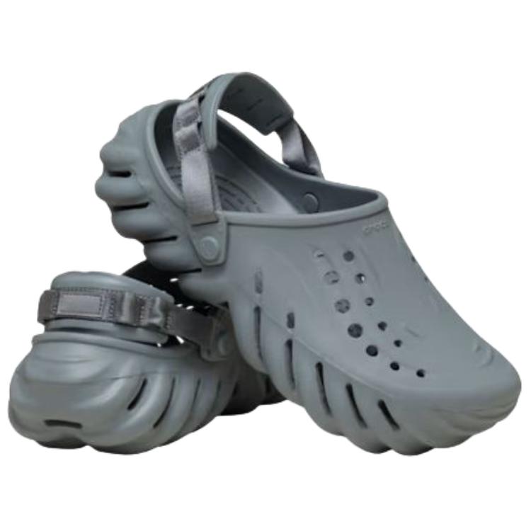 Crocs Echo Clog EVA Clogs Unisex Gray 207937-0Z3
