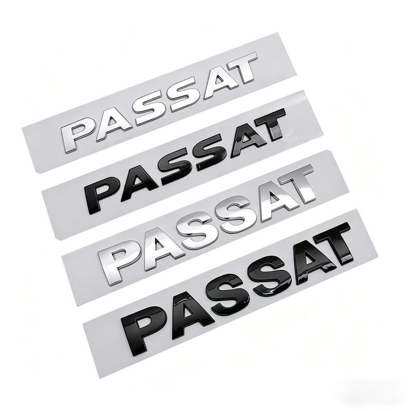 Passat Car Sticker, Rear Emblem Modification, Abs Car Emblem Sticker, 3d Custom Car Decal
