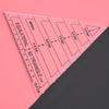Acrylic Triangle High Transparency Original Scale Tailor Maker Ruler for Quilting