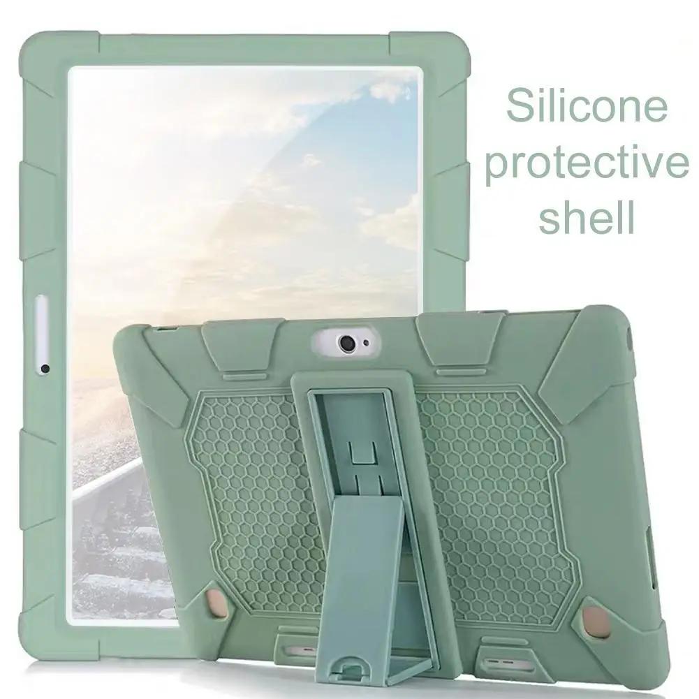Für 10-Zoll-Tablet-PC Silikon-Schutzhülle Stoßfeste Rückabdeckung Ständer Schutzhülle Universal-Tablet-PC Sturzschutz