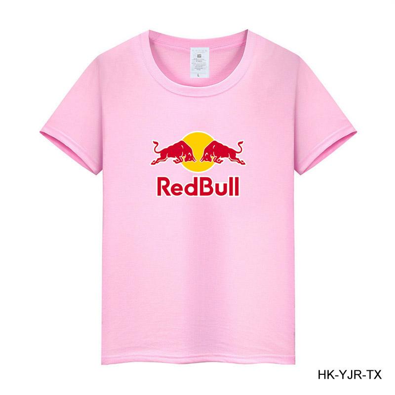 Red Bull Summer Men's T-shirt High Quality Cotton Short-sleeved Print T-shirt Women's T-shirt Fashion Sports Shirt Casual Jogging Top