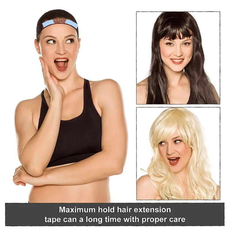 

Good-White Double Sided Wig Tape Hair Tape For Toupee Adhesive Tape For Lace Front Ultra-Hold Wig Glue Mini Tabs Tape Easy To Us білий