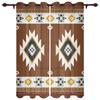 Boho Tribal Totem Window Curtain Modern European Style Curtains for Bedroom Living Room Blinds Window Backdrop Curtain 2Panels