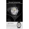 KIMSDUN Watch Men's Top Brand Luxury Clock Double-sided Hollow Automatic Mechanical Trend Ancient Carved Waterproof Men's Watch