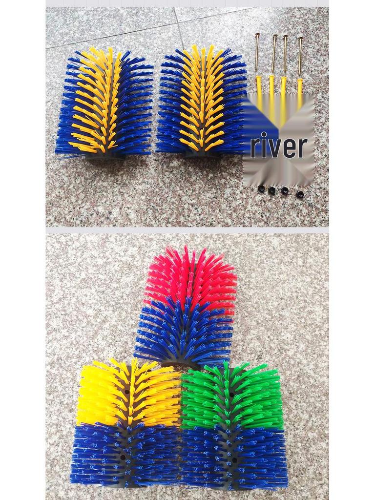 Half-Sided Rotating Body Brush for Dairy Cows - Massage and Cleaning Roller