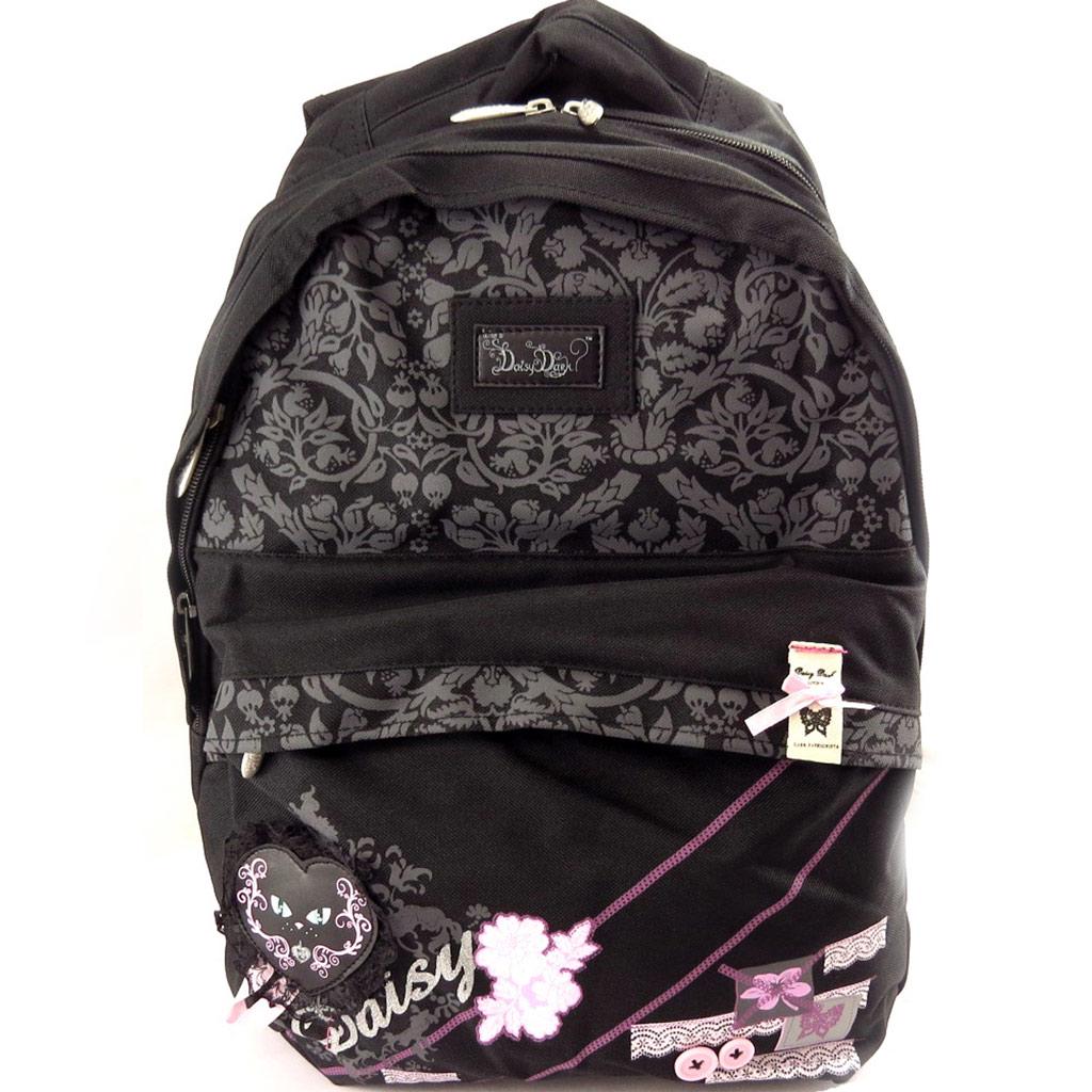 dark pink backpack