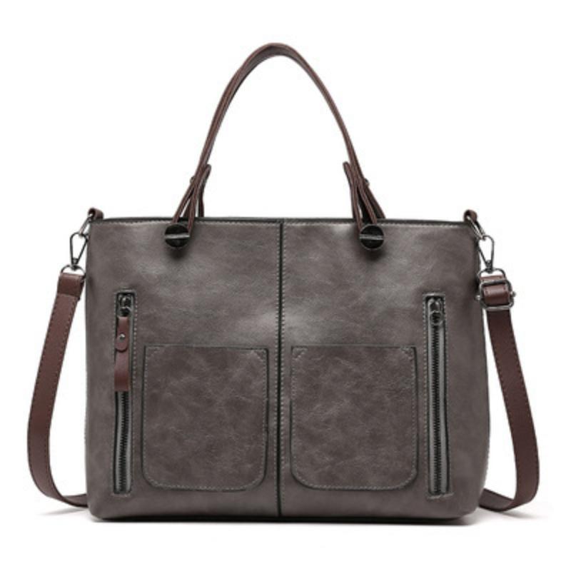 Fashionable Shoulder Bag with Large Capacity Retro Women's Diagonal Cross Bag