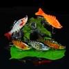 1 pezzo Esche da Pesca Multi-Snodate Swimbait Affondamento Lento Bioniche Artificiali Acqua Dolce Acqua Salata Trota Persico Accessori per la Pesca
