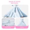 Baby Security Blanket with Plush Lovey, Soft Soothing Blanket with Pink Bunny, Non-Toxic Sleep Aid and Comfort Toy for Newborns and Infant Girls