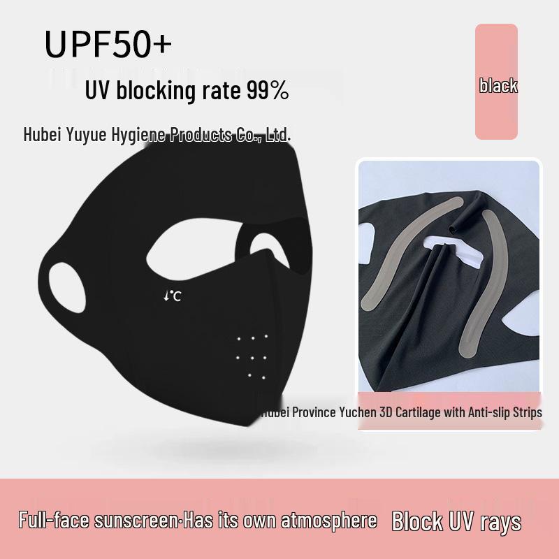 Breathable Hyaluronic Acid Eye Protection Ice Silk UV Mask