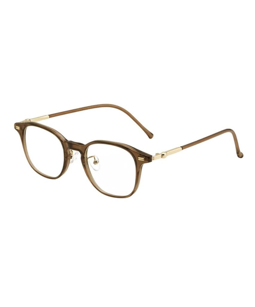 MAISON MASTER Musubi Glasses Crystal Brown-Gold