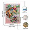 DIY Diamond Painting Winnie and Tigger Cross Stitch Kit Mosaic Art Diamond Painting Full Circle Diamond Home Decoration