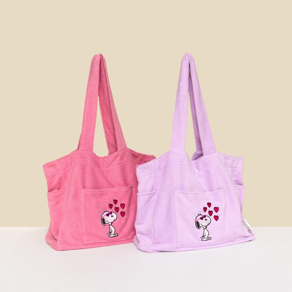 Julyfour Snoopy Towel Shopper Bag