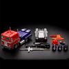 Cool Change Transforming Optimus Prime Trailer Toy - Autobot Model with Spike & Roller