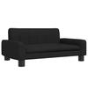 VidaXL Canapé pour enfants noir 70x45x30 cm tissu 3196273