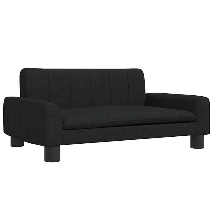 VidaXL Canapé pour enfants noir 70x45x30 cm tissu 3196273