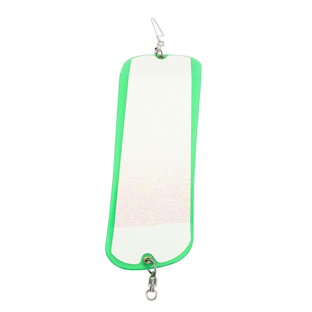 Fishing Flasher ABS Underwater Double Sided Luminous Swivel Diving Board Flasher for Sea Fishing