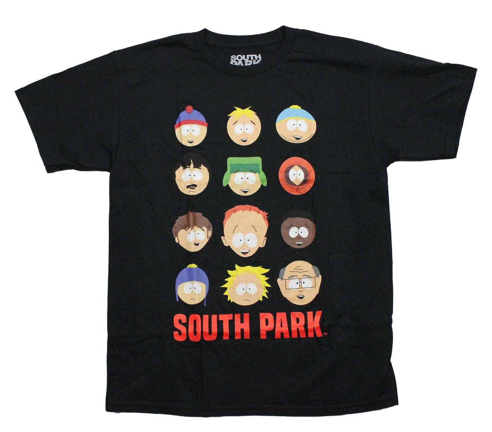 South Park New Adult T-Shirt - Cast 12 Head Shots XXL