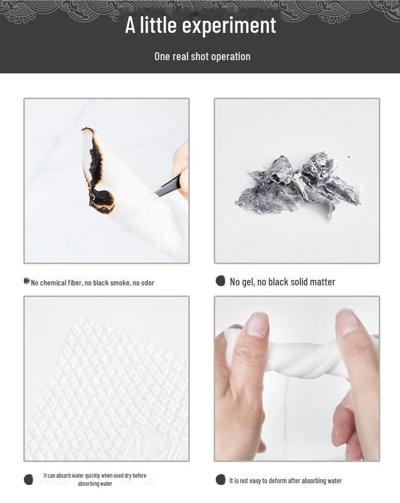 DAMAH Black Magic Baumwoll-Gesichtstücher - 72 Einweg-Reinigungstücher für Schönheitssalons