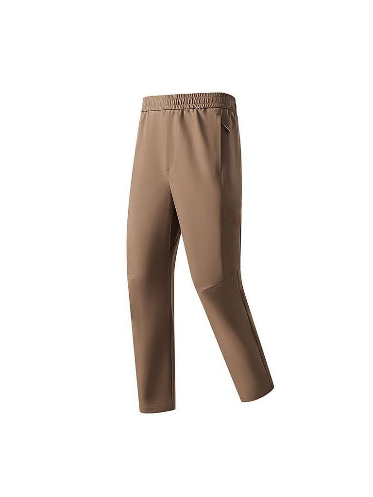 Men's Quick-Dry Softshell Straight-Leg Running Pants - Lightweight, Breathable, and Stretchy for Outdoor Fitness