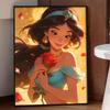 Disney Princess Jasmine Rose Diamond Painting Art Kit Handmade DIY5D Home Decor Gift