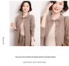2026 A/W Women's Luxury Hollow-Out Cashmere Knit Cardigan - Loose Fit Solid Color Outerwear