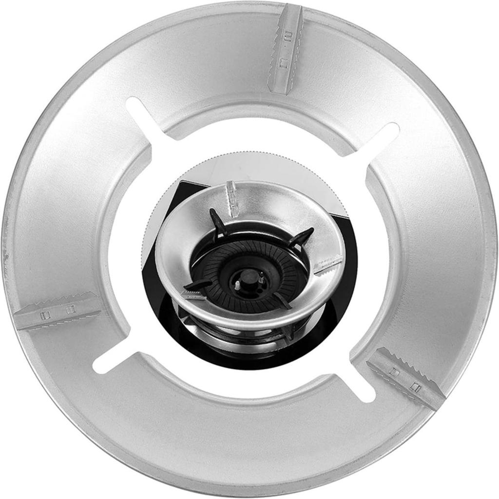 Fireproof Windshield Save Gas Cover Windproof Ring Anti-skid Bracket Thicken Gas Stove Energy-saving Ring