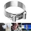 304 Hose Clamp Exhaust Water Pipe Clamp Stainless Steel Hose Clamp Sturdy Clamp