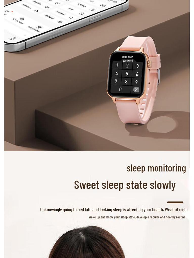 2025 Smartwatch for Women: Valentine's Gift with Bluetooth & Multi-function Sports Features