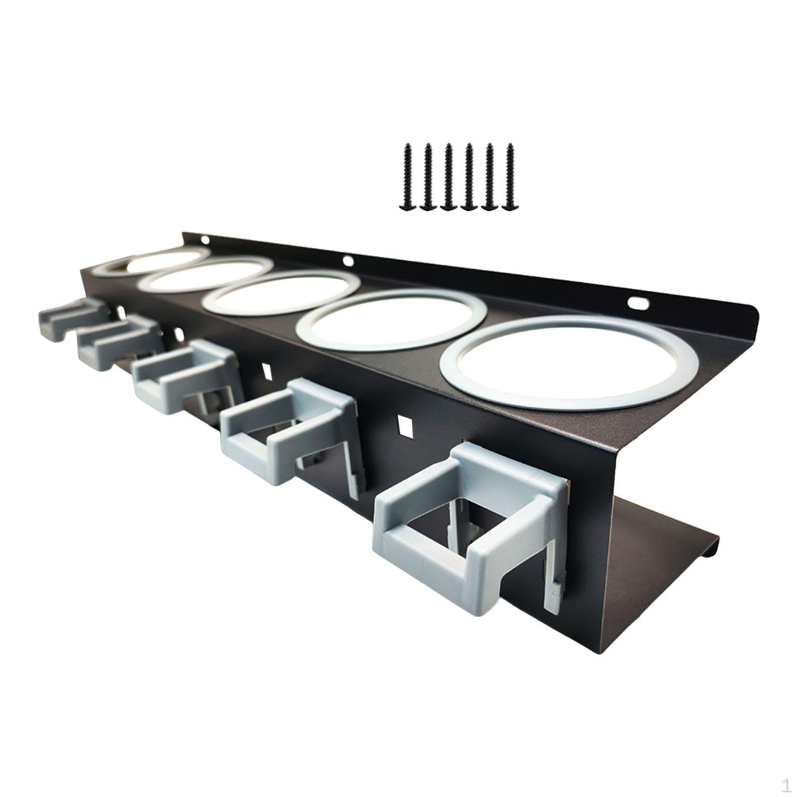 

Spray Bottle Storage Rack with Hooks Organisation Car Wash Tool Organizer Watering Can for