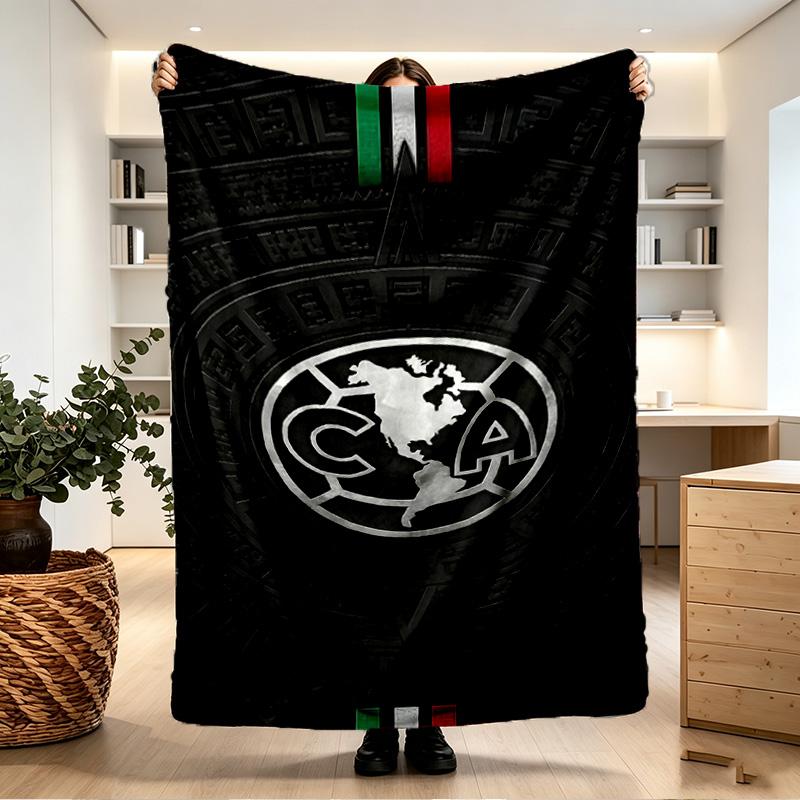 Club America Print Blanket - Soft & Comfortable, for Bedroom, Travel, Sofa, Home Decoration - Birthday Christmas Gift for Friend