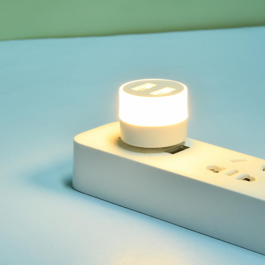 USB Plug Lamp Mobile Power Charging Small Book Lamps LED Eye Protection Reading Night Light Small Light with USB splitter