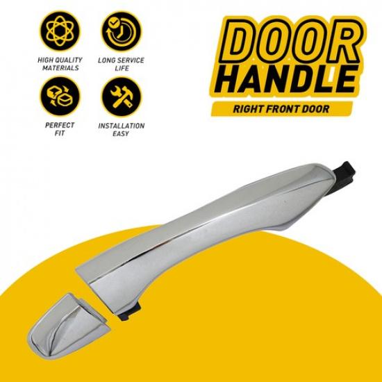 Chrome Outer Right Side Front Passenger Door Handle For 2016- Kia Sorento EV