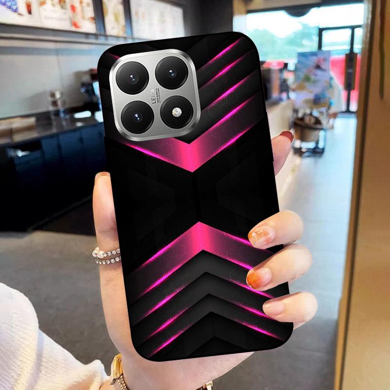 Soft Case For Xiaomi 15T 15 T Fundas Black TPU Silicone Back Cover For Xiaomi15T Phone Case Shockproof Protective Cartoon Coque