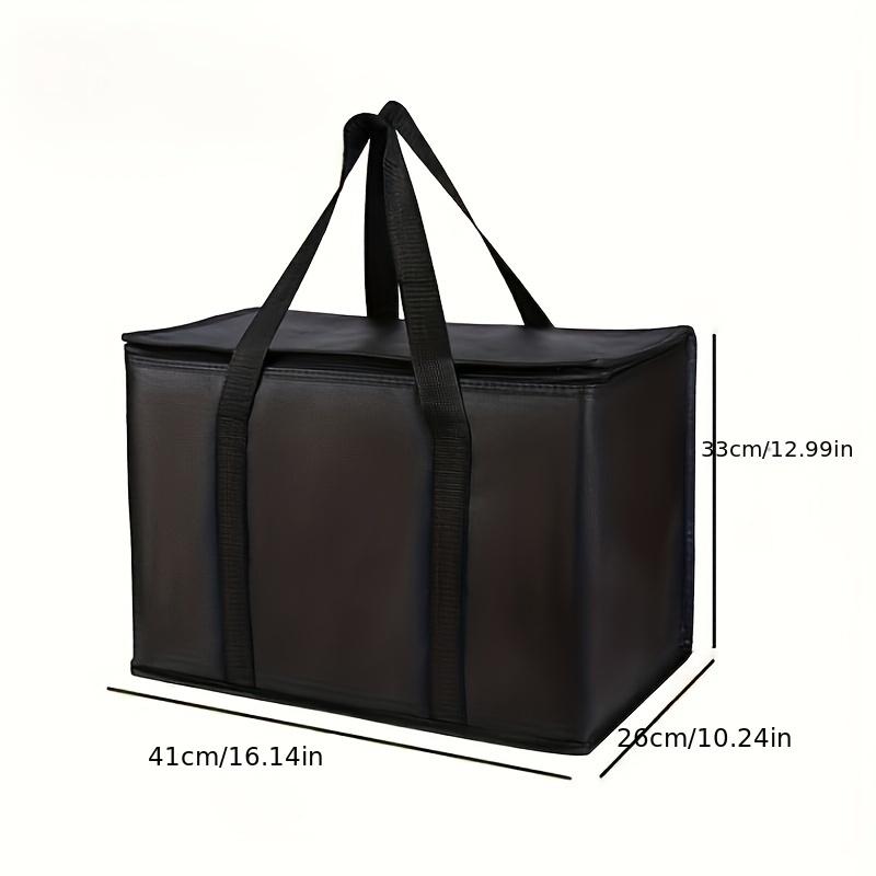 1PC, Duty Leakproof Thermal Grocery Bag with Large Capacity, Extra Long Bottom for Meal Prep, Camping, Lunch Boxes - Reusable