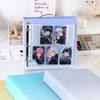 Gradient 5/6-Taschen Kartenordner PU-Leder 3 Zoll Breite Fotoalbum für K-Pop Star Sammlung Sammelkartenhalter für Sammler