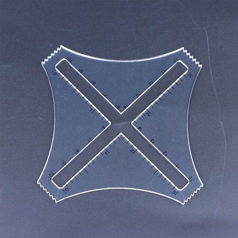 Stricklineal Präzises Acryl-Strickdichtelineal Transparente Maschenprobe Für Professionelles Pulloverstricken 11.50X11.50cm