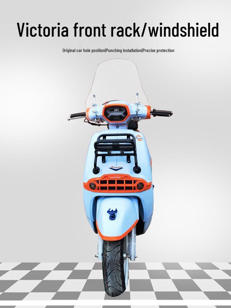 Loncin Victoria 150/300Si Opklapbare Rugleuning, Bagagerek, Windscherm en Bagagedragers
