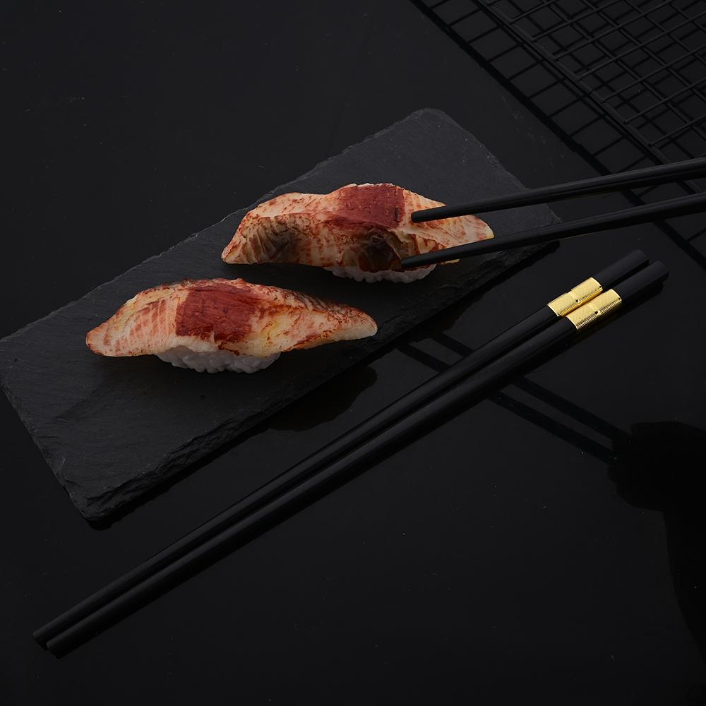 Black Gold Korean Tableware Set 15-20Pcs Luxury Cutlery Set Stainless Steel Dinnerware Knife Fork Spoon Chopsticks Cutlery Set