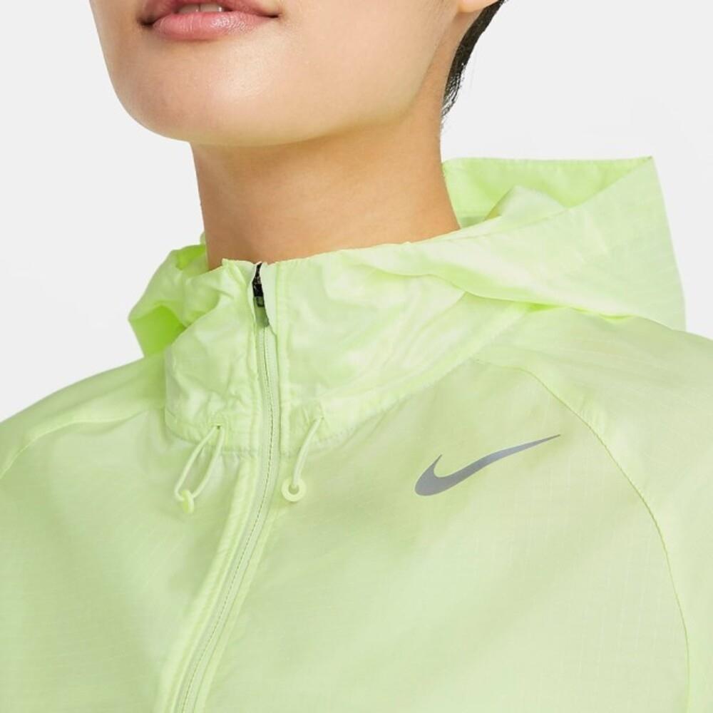 Nike Run Division Essential Jacket With Solid Color Logo Print Women Outerwear Green DA1071-701