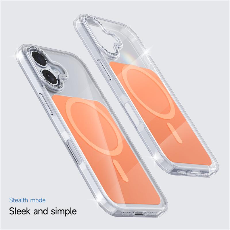 Magnetic Transparent iPhone 17 Pro Max Case, Compatible with iPhone 14