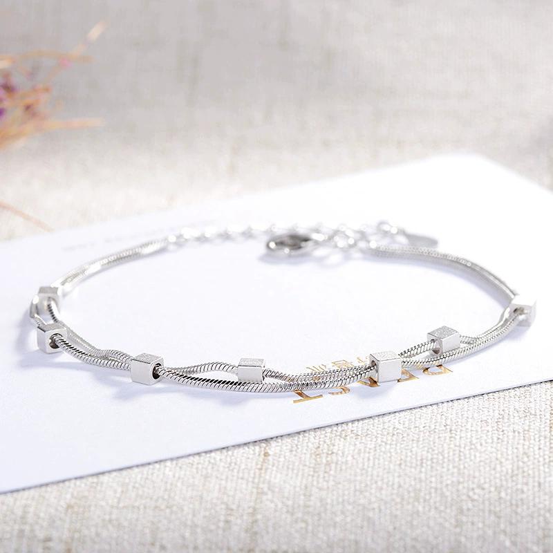 PANJBJ 925 Sterling Silver Feather Adjustable Couple Bangle Gothic Punk Design Women Jewelry Gift Lucky Bracelet Dropshipping
