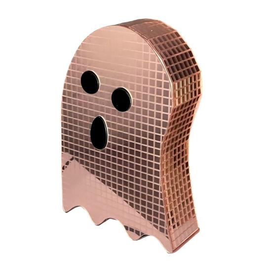 

Halloween Disco Ghost Figurine Glitter Mirror Disco Ghost Table Sign for Tiered Tray Table Centerpiece Party Favors Right розовый